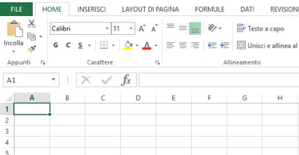 Casella nome e riferimenti di cella