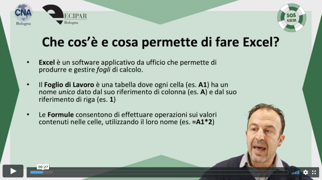 Corso Excel Online - Livello Base