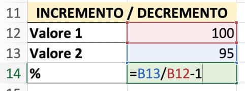 Formula per ottenere un'incidenza percentuale (2)