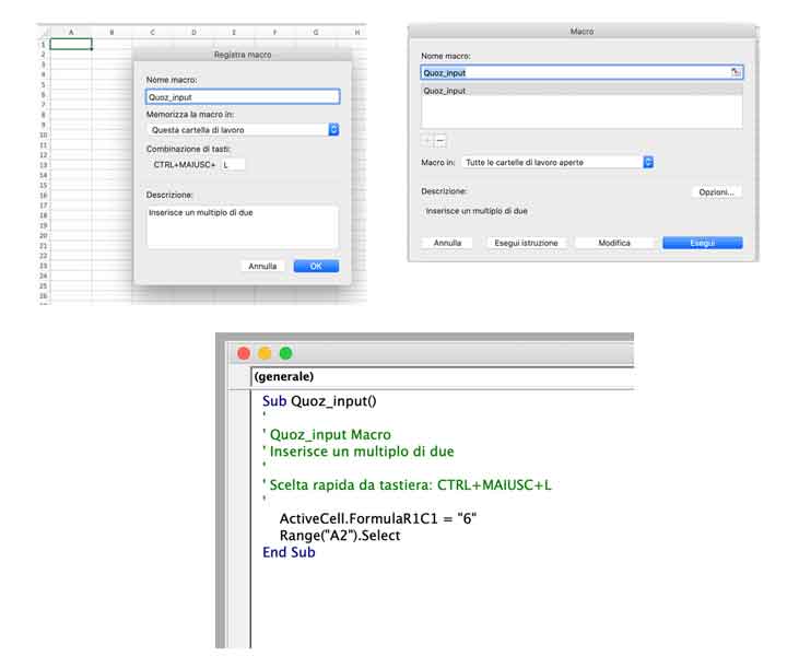 Macro e Excel VBA