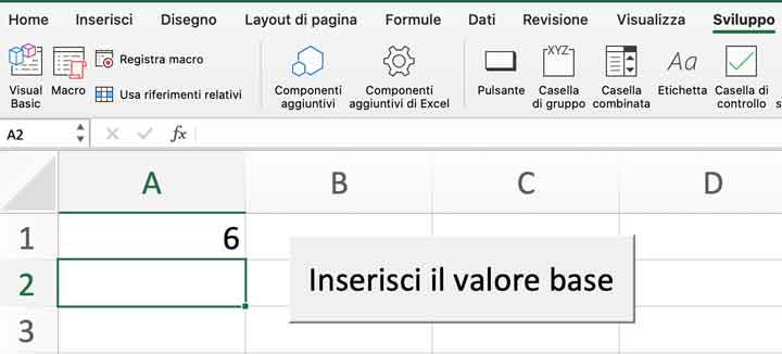 Pulsante con Macro VBA assegnata